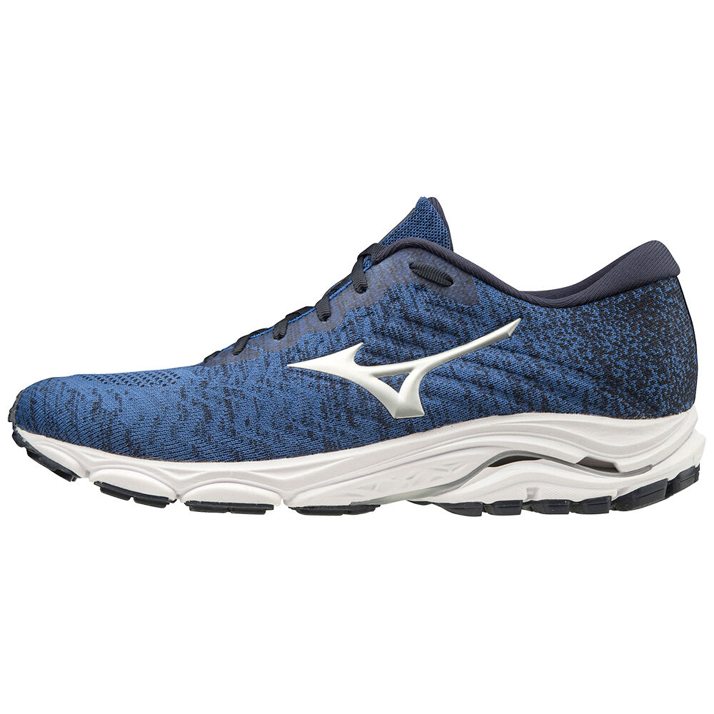 Mizuno Wave Inspire Waveknit Férfi Futócipő Sötétkék WLB507816